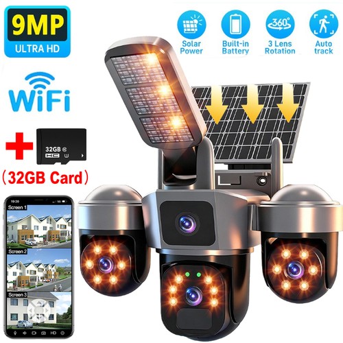 Camara seguridad solar - seguridad,