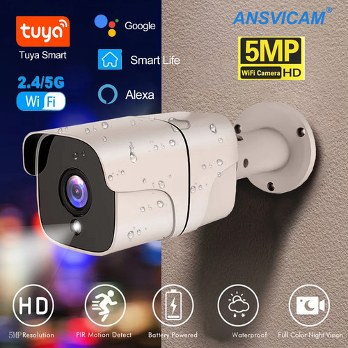 Telecamera bullet 5mp tuya - telecamera,