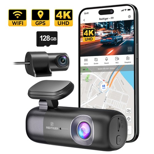 Redtiger dash cam - 4k,