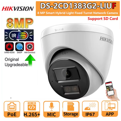 Hikvision 8mp smart - 8mp, hybrid